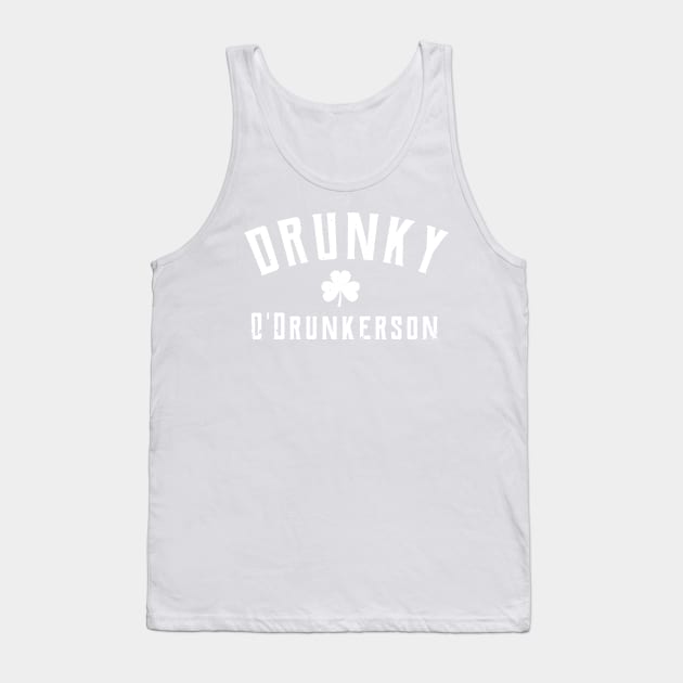 Drunky O'Drunkerson st patrick's day  t shirt Tank Top by bojan17779